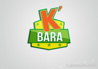 KBara便利店标志标志logo设计，品牌vi设计