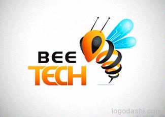 蜂科技标志logo设计，品牌vi设计