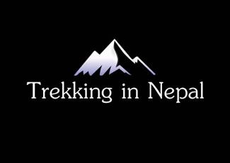 尼泊尔徒步旅行标志logo设计，品牌vi设计