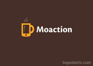 MoAction标志logo设计，品牌vi设计