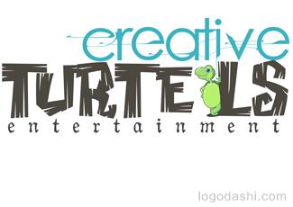 创意海龟logo标志标志logo设计，品牌vi设计