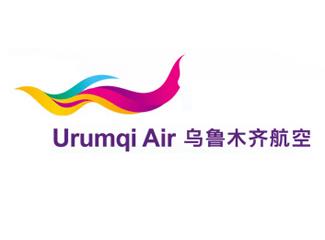 乌鲁木齐航空标志logo设计，品牌vi设计