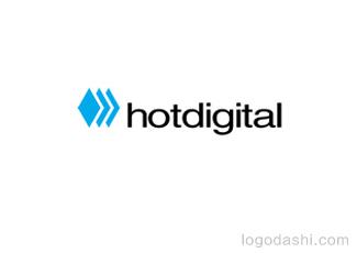hotdigital商标标志logo设计，品牌vi设计