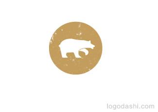 熊图标标志logo设计，品牌vi设计