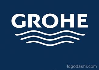 德国高仪（GROHE）logo标志logo设计，品牌vi设计