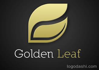 金叶标志logo设计，品牌vi设计