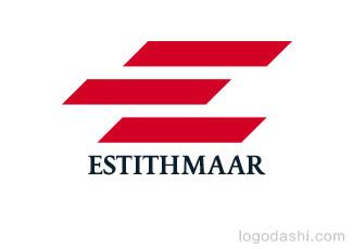Estithmaar投资标志logo设计，品牌vi设计