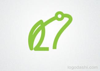 青蛙图标欣赏标志logo设计，品牌vi设计