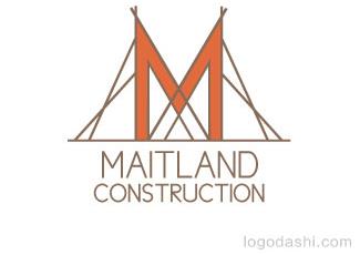 MAITLAND建设标志logo设计，品牌vi设计