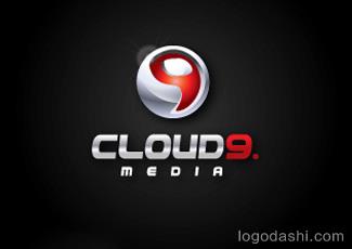 CLOUD9商标标志logo设计，品牌vi设计