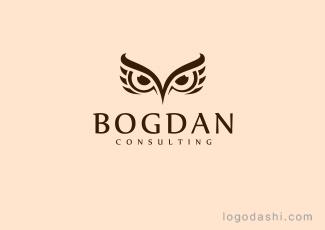 Bogdan咨询标志logo设计，品牌vi设计