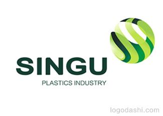 SINGU电子标志logo设计，品牌vi设计