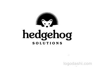 刺猬印刷logo标志logo设计，品牌vi设计