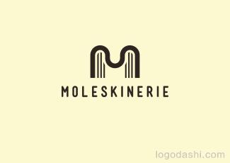 Moleskinerie标志logo设计，品牌vi设计