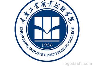 重庆工业职业学院校徽logo图片含义标志logo设计，品牌vi设计