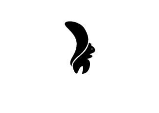 松鼠标志logo设计，品牌vi设计