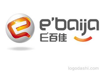 E百佳通讯标志logo设计，品牌vi设计