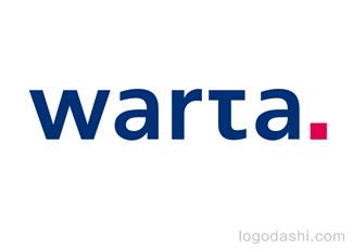 波兰WARTA保险标志logo设计，品牌vi设计