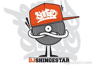 DJSHINGESTAR标志logo设计，品牌vi设计