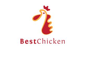 皇冠鸡logo欣赏标志logo设计，品牌vi设计