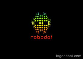 Robodot标志标志logo设计，品牌vi设计