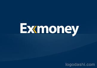Exmoney标志logo设计，品牌vi设计