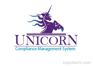 独角兽标志标志logo设计，品牌vi设计