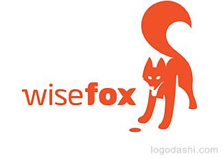 聪明的狐狸标志logo设计，品牌vi设计