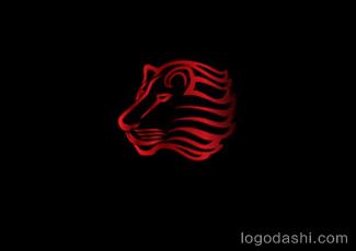 红狮标志logo设计，品牌vi设计
