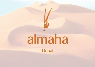 almaha标志logo设计，品牌vi设计