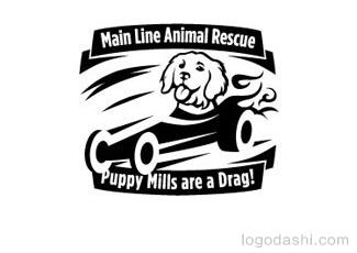 动物救援logo标志logo设计，品牌vi设计