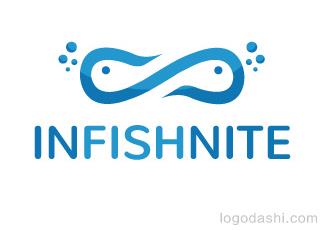 Infishnite标志logo设计，品牌vi设计