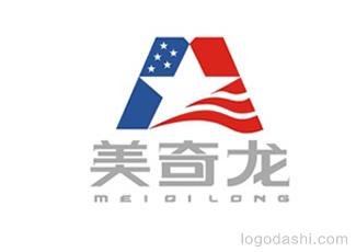 美奇龙标志logo设计，品牌vi设计