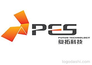 复拓科技标志logo设计，品牌vi设计