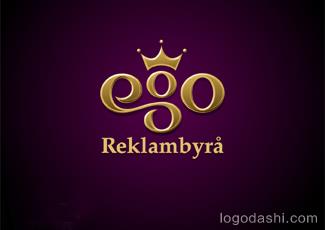 EGO珠宝字体标志logo设计，品牌vi设计