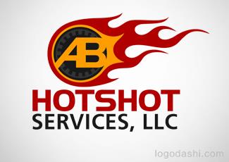 AB能手服务标志logo设计，品牌vi设计
