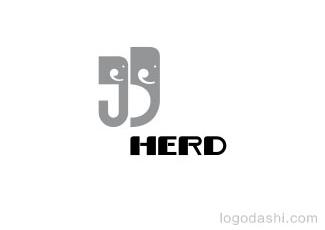 HERD标志logo设计，品牌vi设计