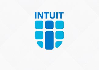 INTUIT标志logo设计，品牌vi设计