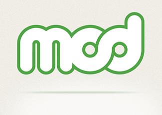 MOD标志logo设计，品牌vi设计