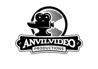 Anvilvideo电影制片厂标志logo设计，品牌vi设计