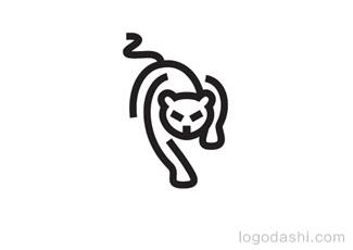 豹子标志标志logo设计，品牌vi设计