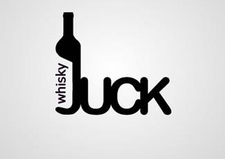 Juck威士忌标志logo设计，品牌vi设计