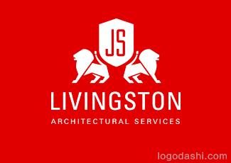 利文斯顿商标标志logo设计，品牌vi设计