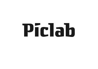 Piclab标志logo设计，品牌vi设计