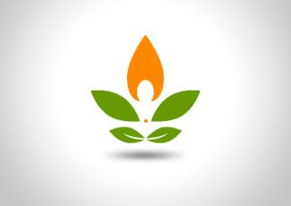 瑜伽logo标志标志logo设计，品牌vi设计