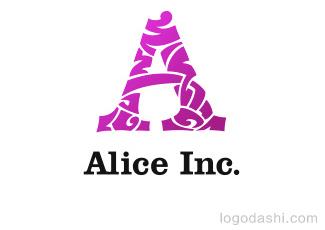 爱丽丝标志标志logo设计，品牌vi设计
