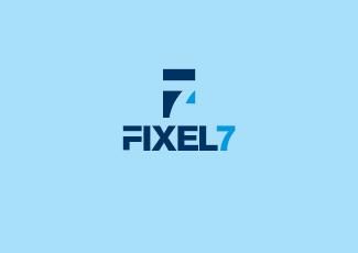 Fixel7标志标志logo设计，品牌vi设计