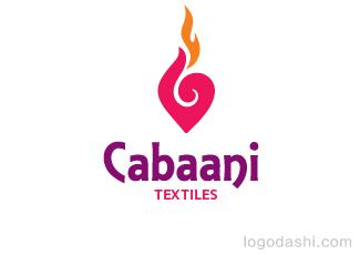 Cabaani服装品牌标志logo设计，品牌vi设计