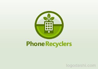 手机回收标志logo设计，品牌vi设计