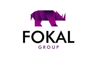 FOKAL标志时间标志logo设计，品牌vi设计